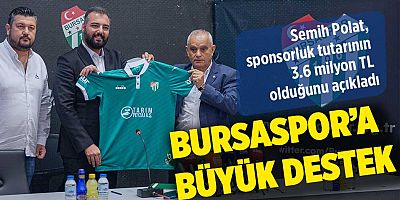 Tarım ve Peyzaj A.Ş.’den Bursaspor’a büyük destek